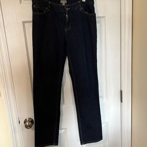 J.JILL  women’s stretch Blue Jeans, size 8